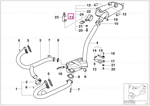 Preferatul clienților Rear silencer - BMW Motorrad