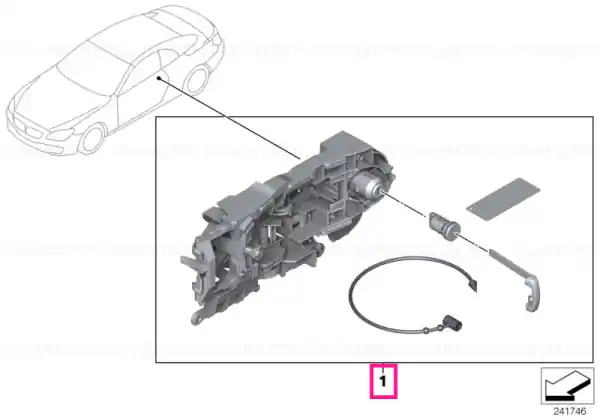 Livrare gratuită Set sistem încuiere unificat - BMW