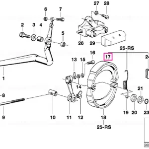 Brake shoe rear upper - BMW Motorrad Noutate