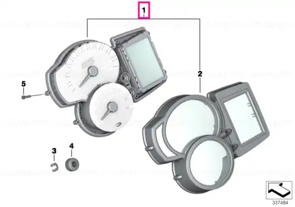Instrument cluster KM/H - BMW Motorrad Reduceri