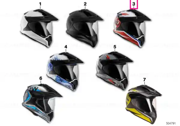 Helmet GS carbon Comp 56/57 ECE - BMW Motorrad Popular