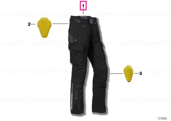 Preț mic Trousers Rider, men 56 - BMW Motorrad