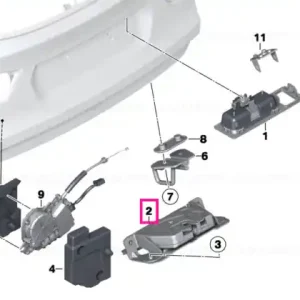 Trunk lid lock - BMW Livrare rapidă