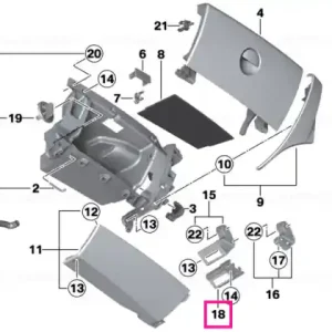 Suport iluminare picioare pasager - BMW - Mini Ofertă specială