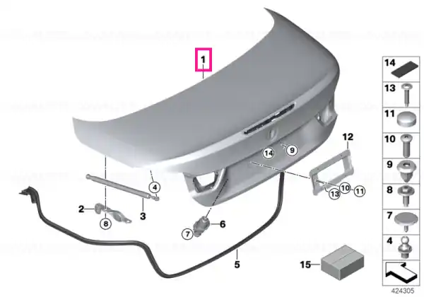 Trunk lid - BMW Vezi acum