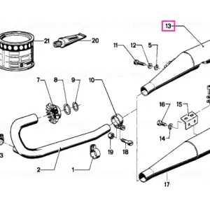 Silencer, right - BMW Motorrad Comandă acum