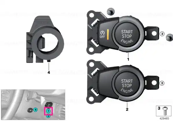 Comandă acum Întrerupător Start/Stop - BMW