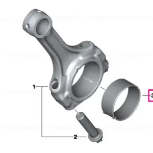 Cumpără acum Bearing shell, red - BMW Motorrad