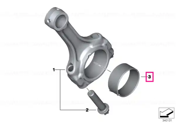 Cumpără acum Bearing shell, red - BMW Motorrad