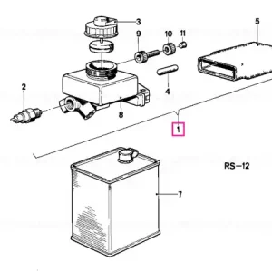 Brake master cylinder D=14MM - BMW Motorrad Cel mai vândut