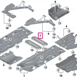 Connecting member, rear tunnel - BMW - Mini Discount