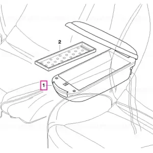 Chilipir Centre arm rest, leather FRONT - BMW - Mini