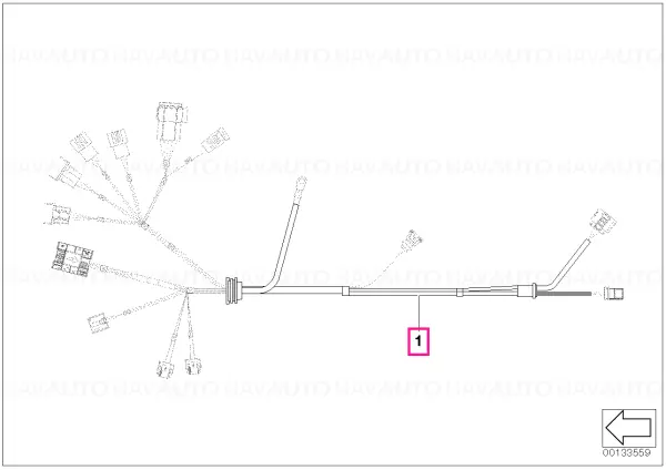 Ofertă de sezon wiring harness, engine trans. module - BMW