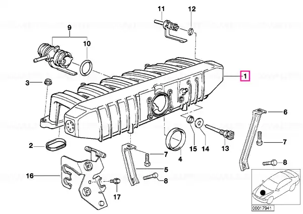 Intake manifold - BMW Lichidare de stoc