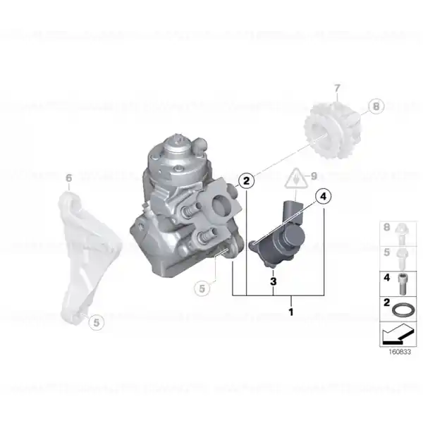 Pompa de inalta presiune BMW Seria 5 E60, E61; X1 E84 Cumpără online
