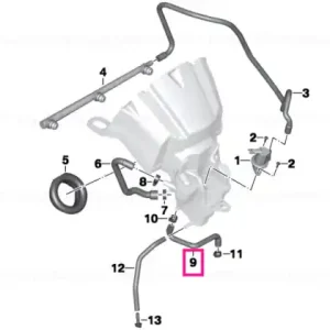 Comandă acum Furtun retur - BMW Motorrad