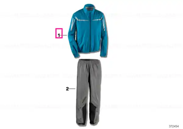 Jacket Rainlock, unisex, blue XXXL - BMW Motorrad Preț redus
