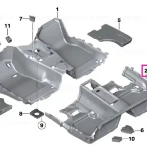 Acoperire podea spate antracit ANTHRAZIT - BMW Mai ieftin
