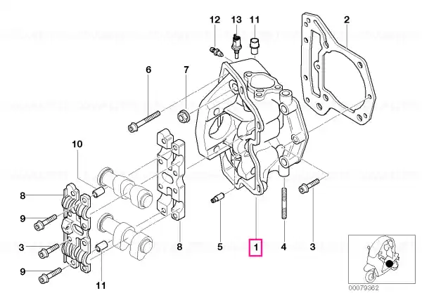 Cylinder head - BMW Motorrad Preț mic