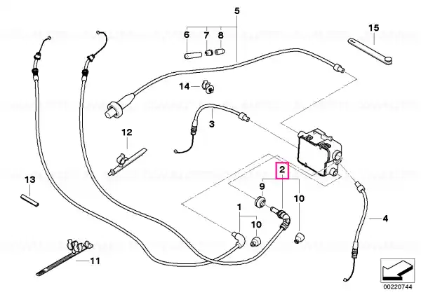Conector cablu accelerație - BMW Motorrad Reducere specială
