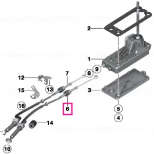 Tija selector cablu/absorber masă - BMW - Mini Calitate înaltă