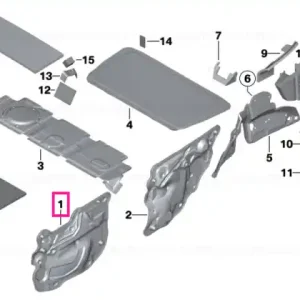 Super ofertă Sound insulating door front right - BMW - Mini