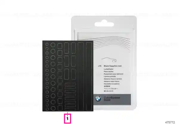Ofertă exclusivă Paint strip Spacegrau met. CODE A52 - BMW