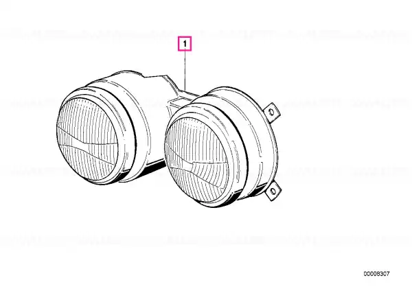 Preț mic Twin headlight right - BMW