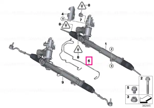 Ofertă limitată Set conducte direcție activă - BMW
