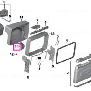 Suspension point, lower left - BMW Motorrad Expediere rapidă