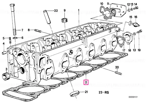 Expediere rapidă Garnitură chiulasă 1,72MM - BMW
