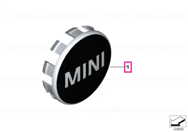 Capac roată MINI CHILLIRED - BMW - Mini Livrare gratuită