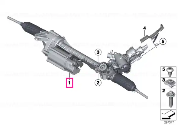 Discount Exch. steering box, electr. 24V - BMW