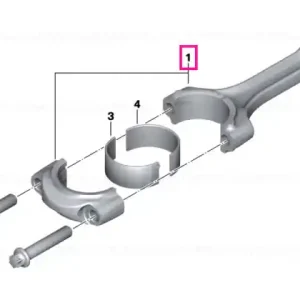 Connecting rod 2XWS  380-383,9 - BMW Motorrad Cumpără acum