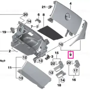 Super ofertă Ornament panou instrumente stânga - BMW - Mini