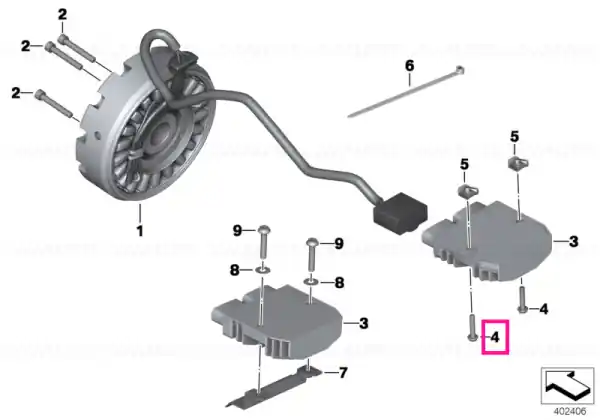Super ofertă Șurub cap cilindric M5X25-8.8-ZNNIV - BMW Motorrad