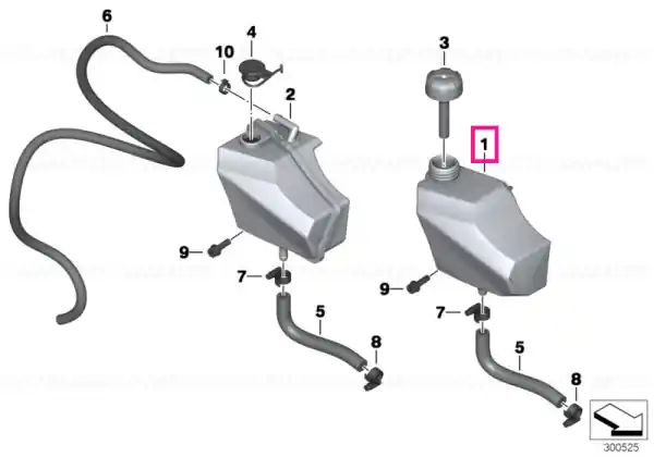 Expansion tank - BMW Motorrad Lichidare de stoc