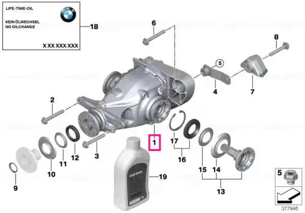Exchange final drive I=3,23 - BMW Comandă acum