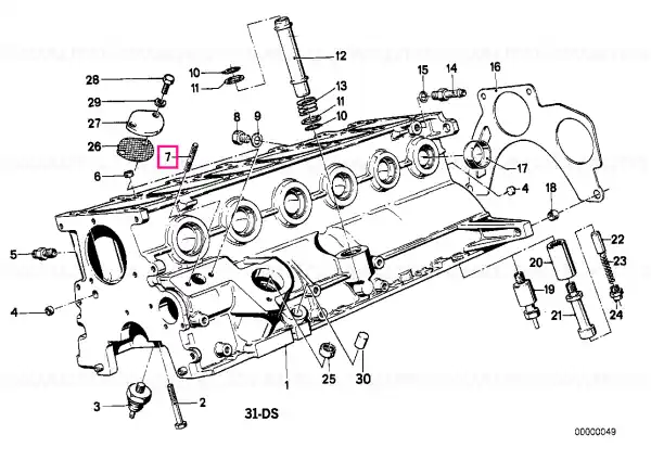 Stud bolt M8X50-ZNS - BMW Cel mai bun preț