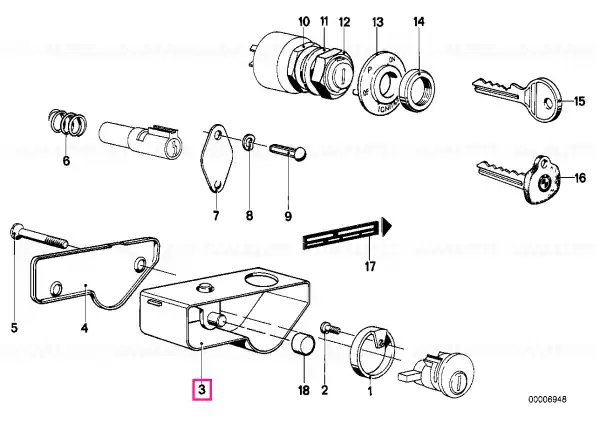 Disponibil imediat Lock - BMW Motorrad
