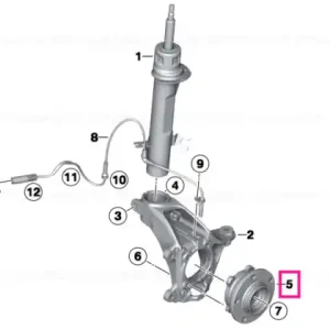 Lichidare de stoc Wheel hub with bearing - BMW - Mini