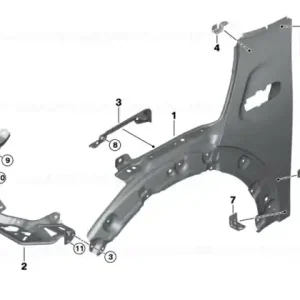 Suport panou lateral montant A stânga - BMW - Mini Ofertă limitată