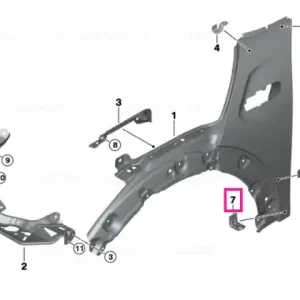 Suport panou lateral jos - BMW - Mini Expediere rapidă