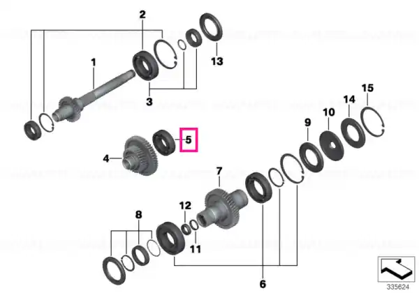 Cel mai bun preț Grooved ball bearing 30X62X16 - BMW Motorrad