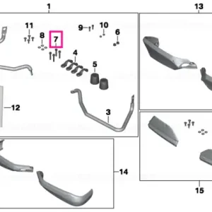 Șurub ISA M8X35-8.8-ZNNIV - BMW Motorrad Ieftin