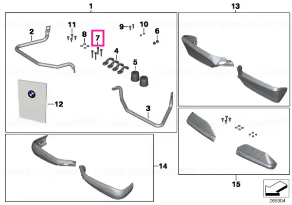 Șurub ISA M8X35-8.8-ZNNIV - BMW Motorrad Ieftin