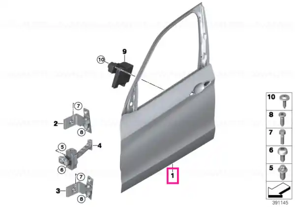 Usa fata, dreapta - BMW X6 F16 F86 M Disponibil imediat