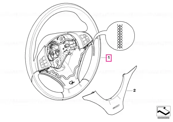 Sports st.-wheel,leather/wd.ring,multif. PIANOLACK SW - BMW Cel mai vândut