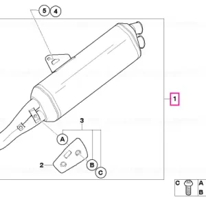 Sports rear silencer AKRAPOVIC - BMW Motorrad Ofertă limitată