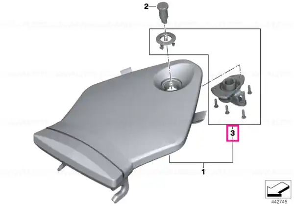 Set, lock unit - BMW Motorrad Vezi acum